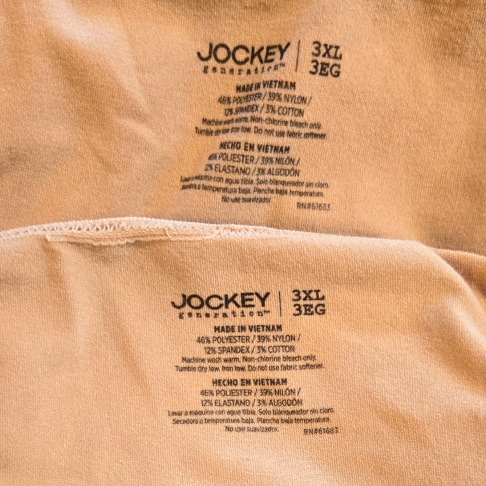 3XL Set Of 2: NWOT Jockey Generation Women's Panties.